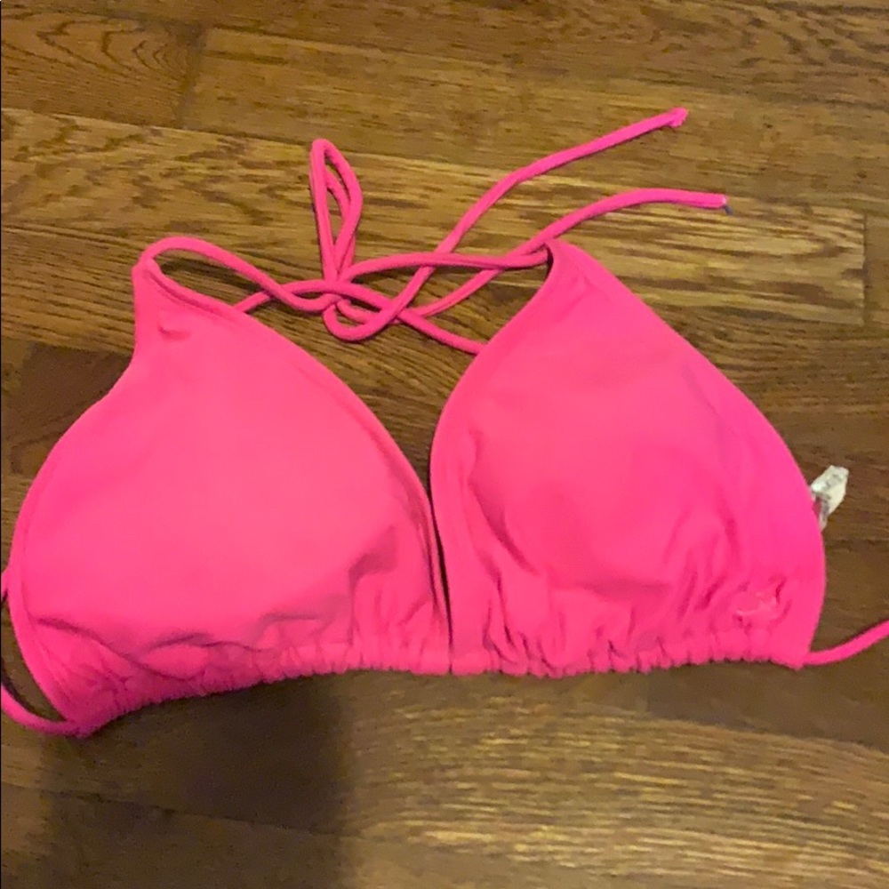 Hot pink bikini top